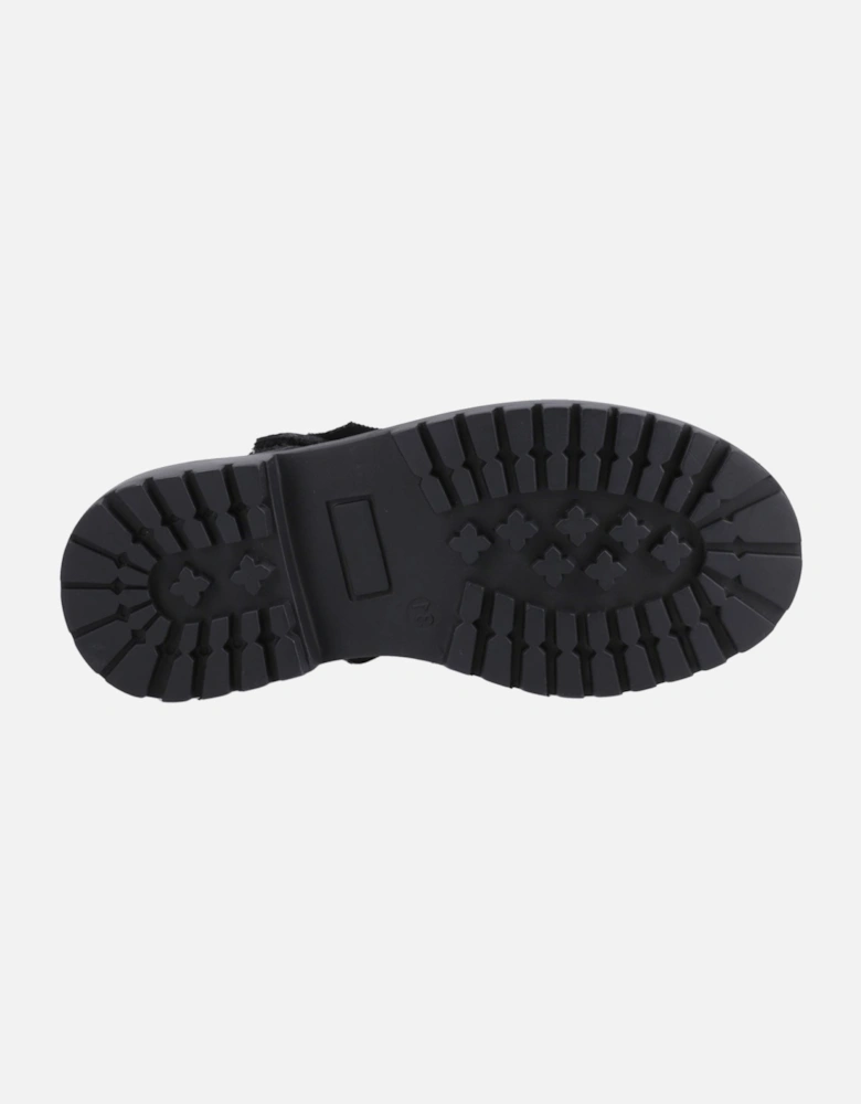 Astrid Bow Leather Girls's Black Shoes