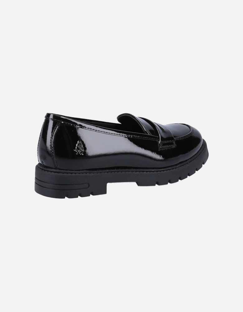 Hazel Patent SNR Leather Girls's Black Loafers