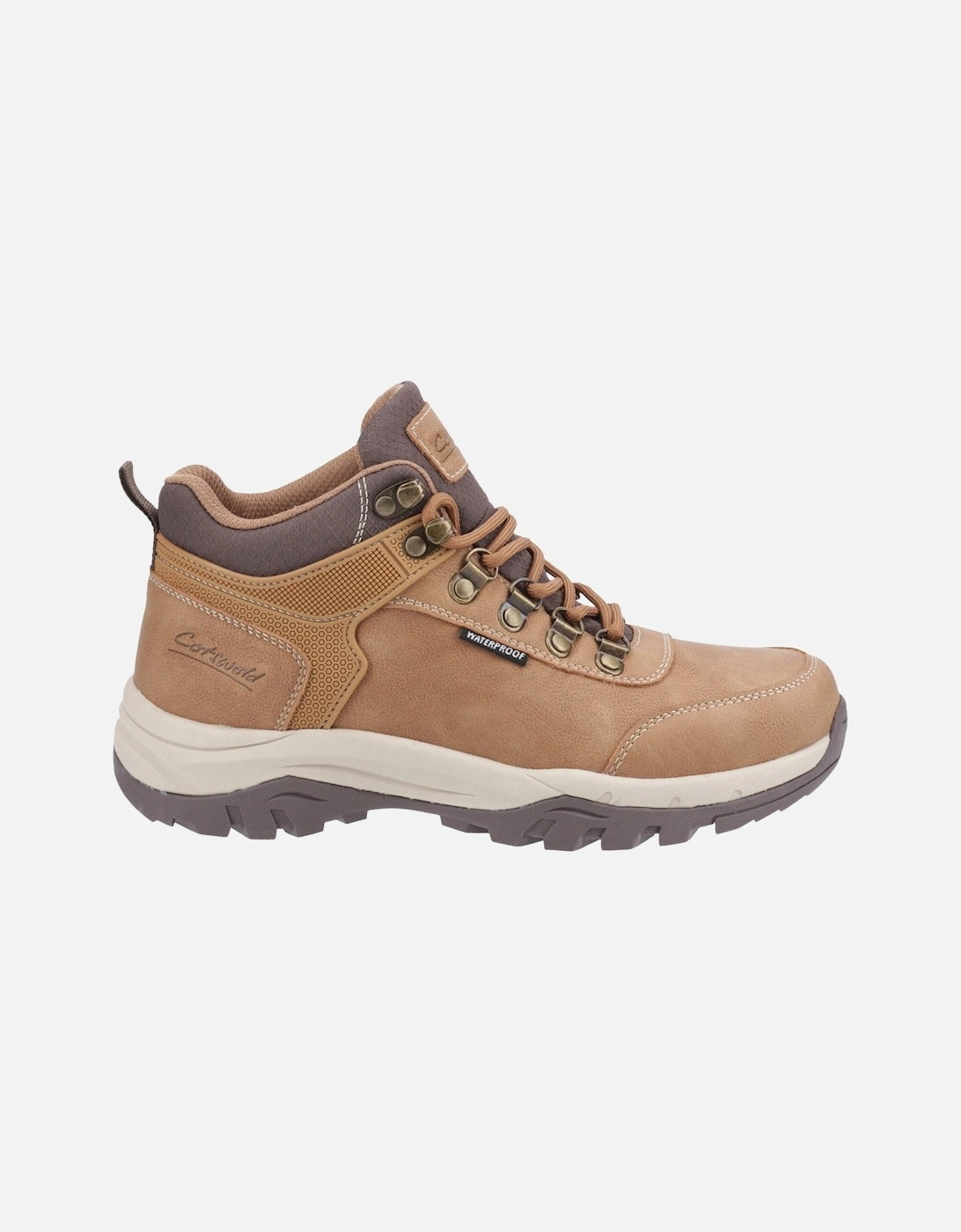 Overbury Polyurethane Women's Tan Hiking Boots