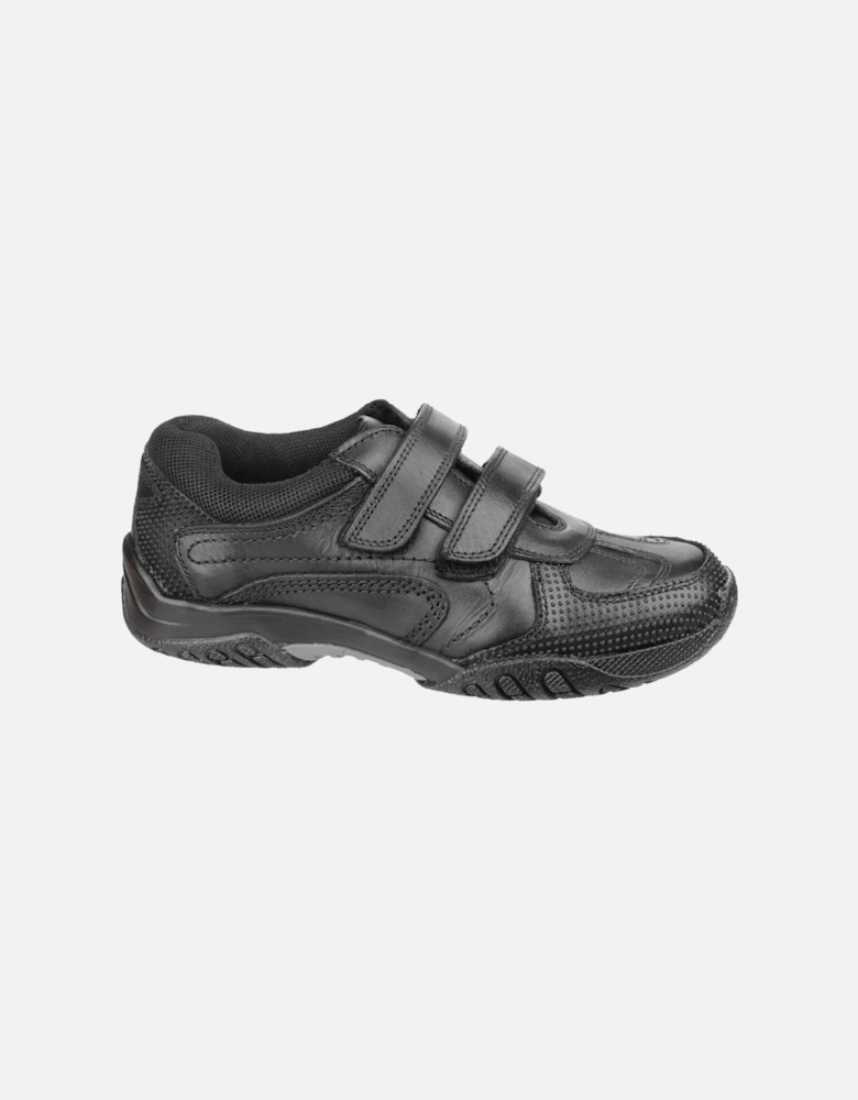 Jezza Junior Leather Boys's Black Loafers