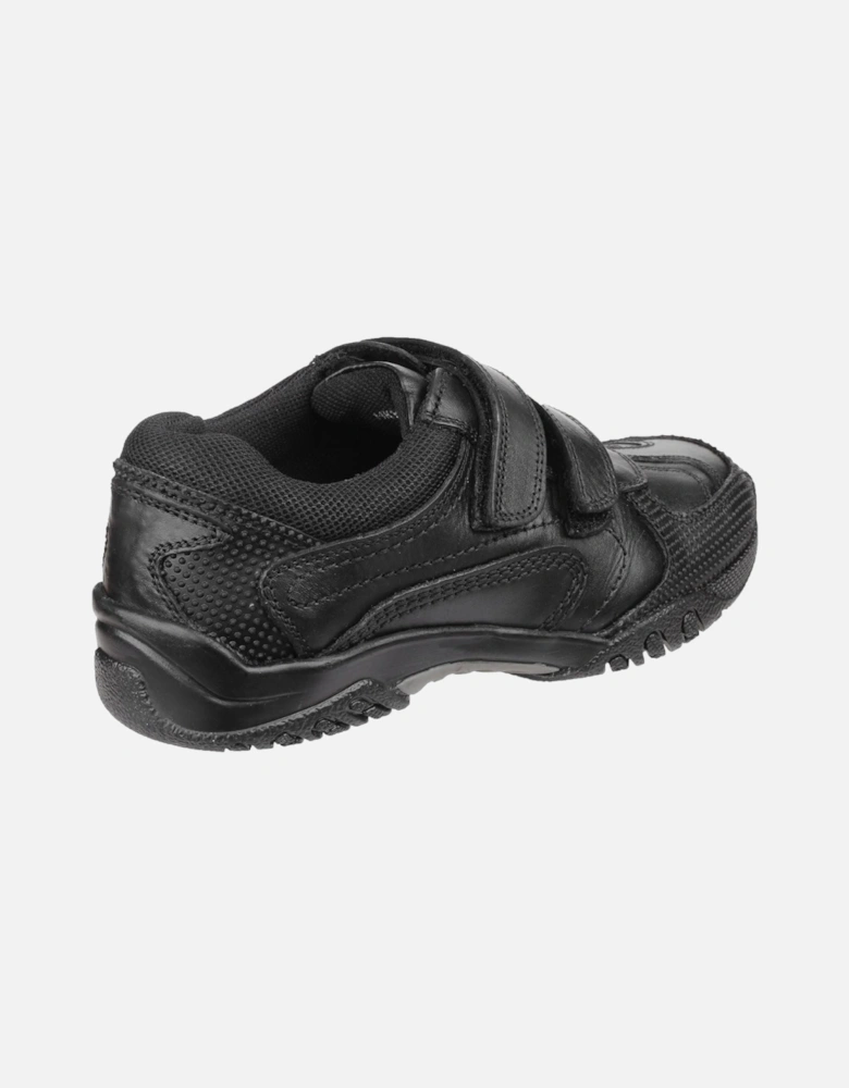 Jezza Junior Leather Boys's Black Loafers