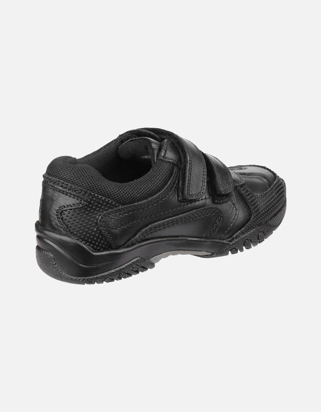 Jezza Junior Leather Boys's Black Loafers