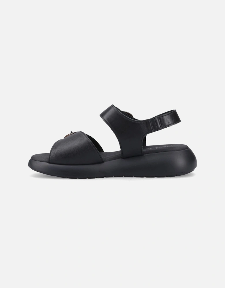 Alison Leather Women's Black Sandals