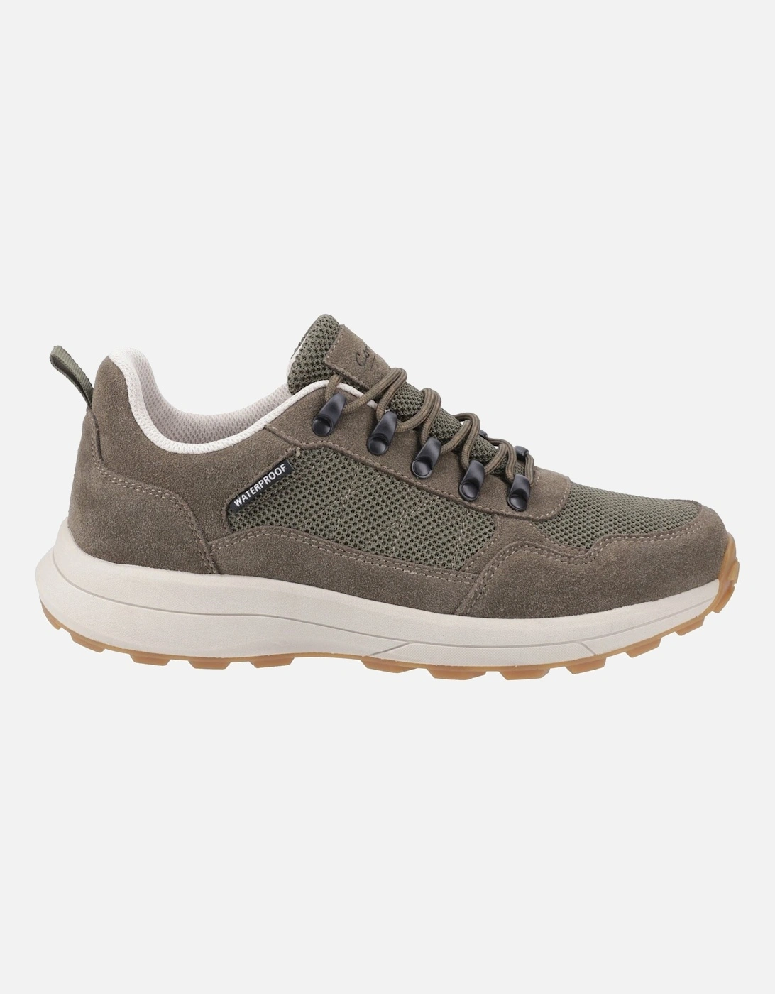 Elmfield Suede Mesh Men's Khaki Trainers