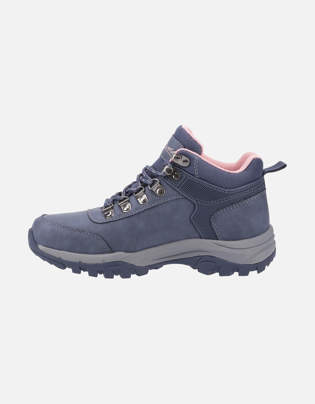 Overbury Polyurethane Women's Navy Hiking Boots