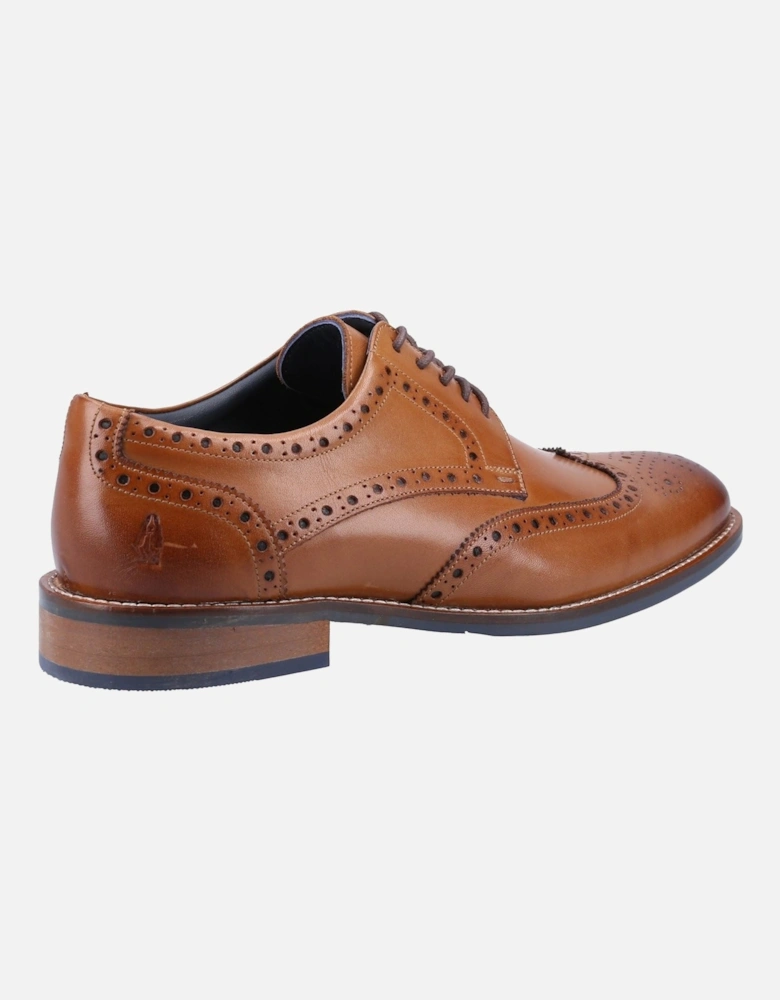 Dustin Brogue Leather Men's Tan Brogues Shoes