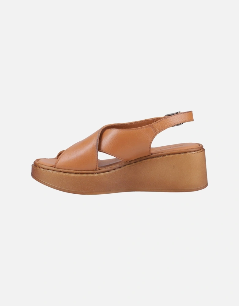 Bex Wedge Nubuck Women's Tan Wedges