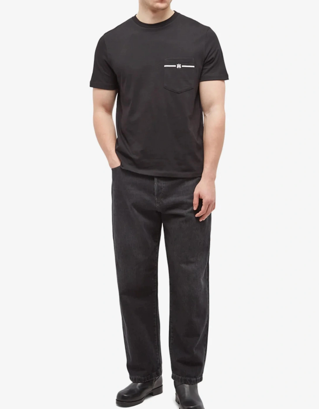 MA POCKET TEE BLACK