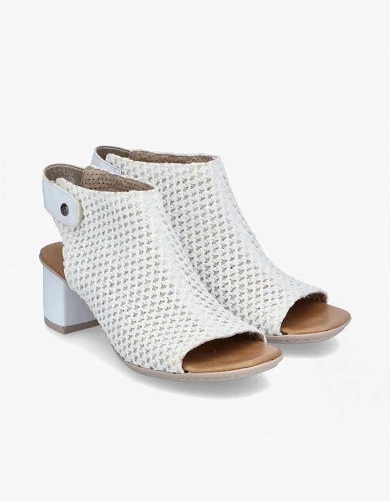 64772-80 Womens Open Toe Shoes White