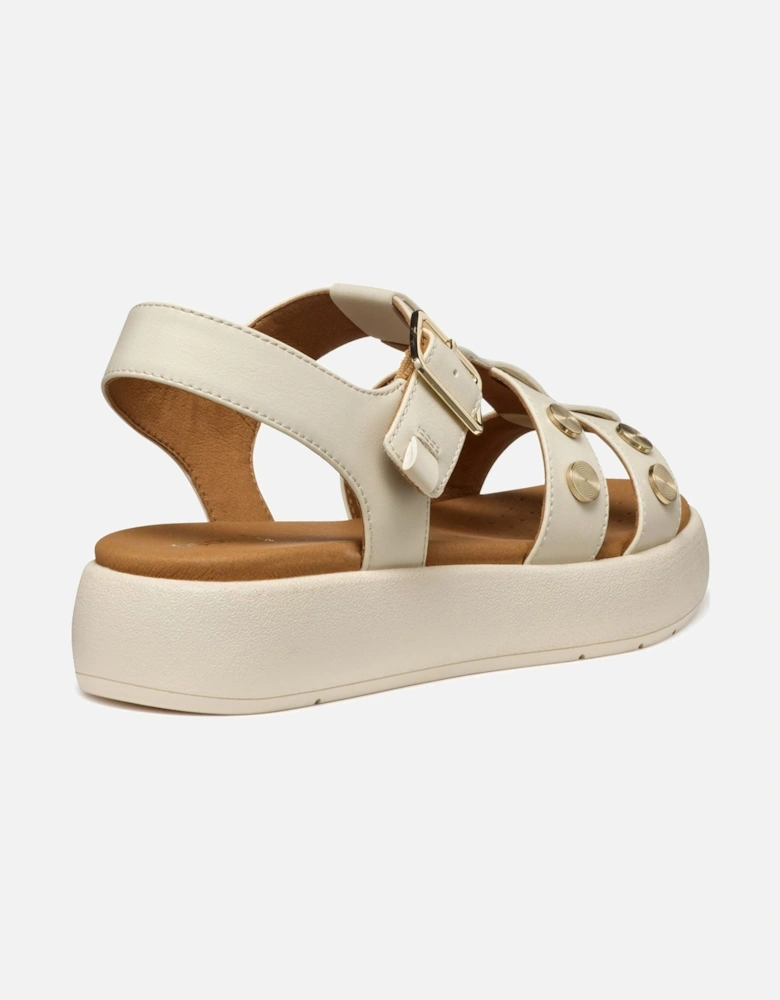 D CAMALEI Synthetic Polyurethane Women's Papyrus Sandals