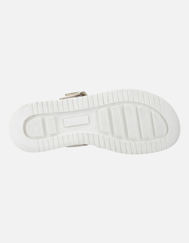 Celeste Slide Leather Women's Cream Sandals