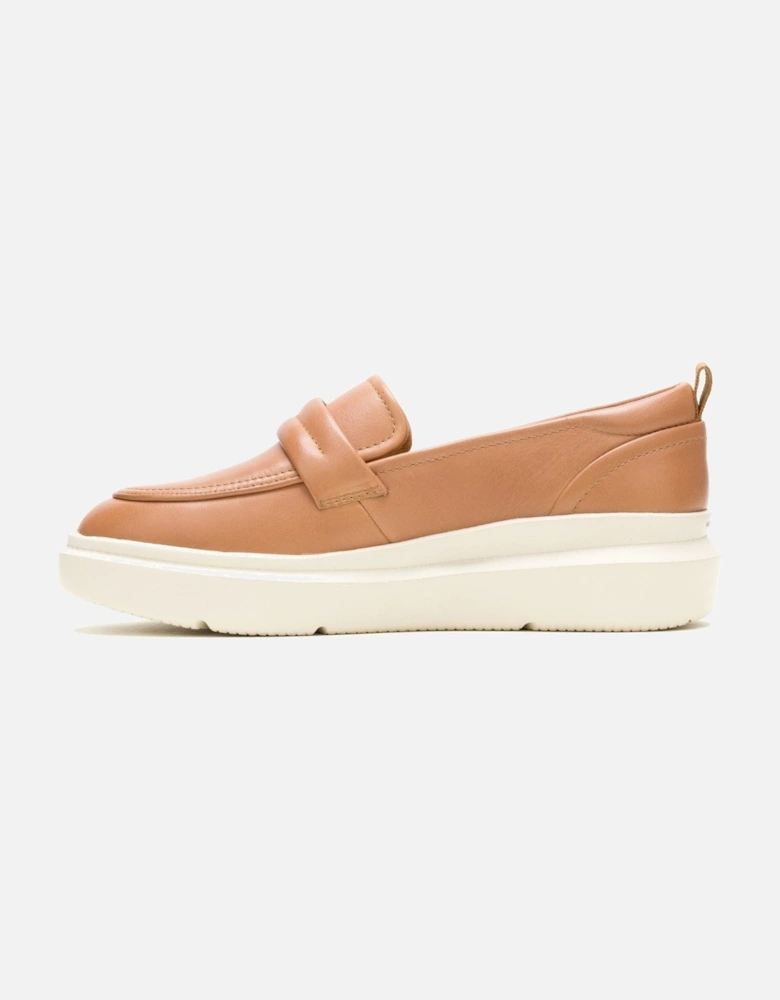 Joy Penny Leather Women's Tan Loafers