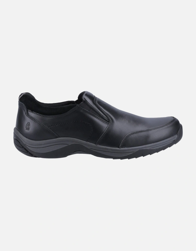 Donald Leather Men's Black Moccasins Shoes