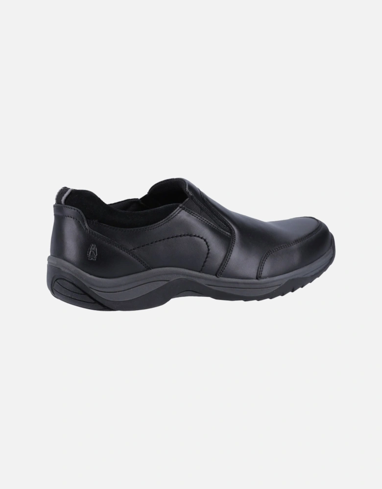 Donald Leather Men's Black Moccasins Shoes
