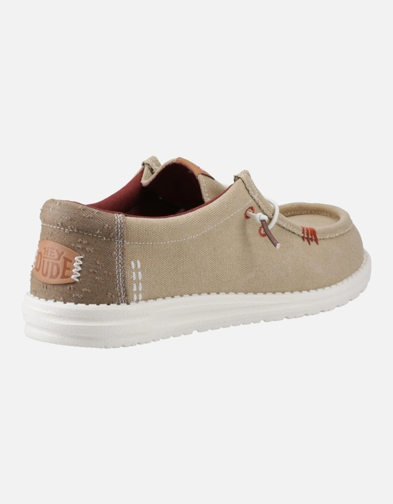 HEYDUDE Wally Workwear Polyester Blend Men's Incense/Multi Moccasins Shoes