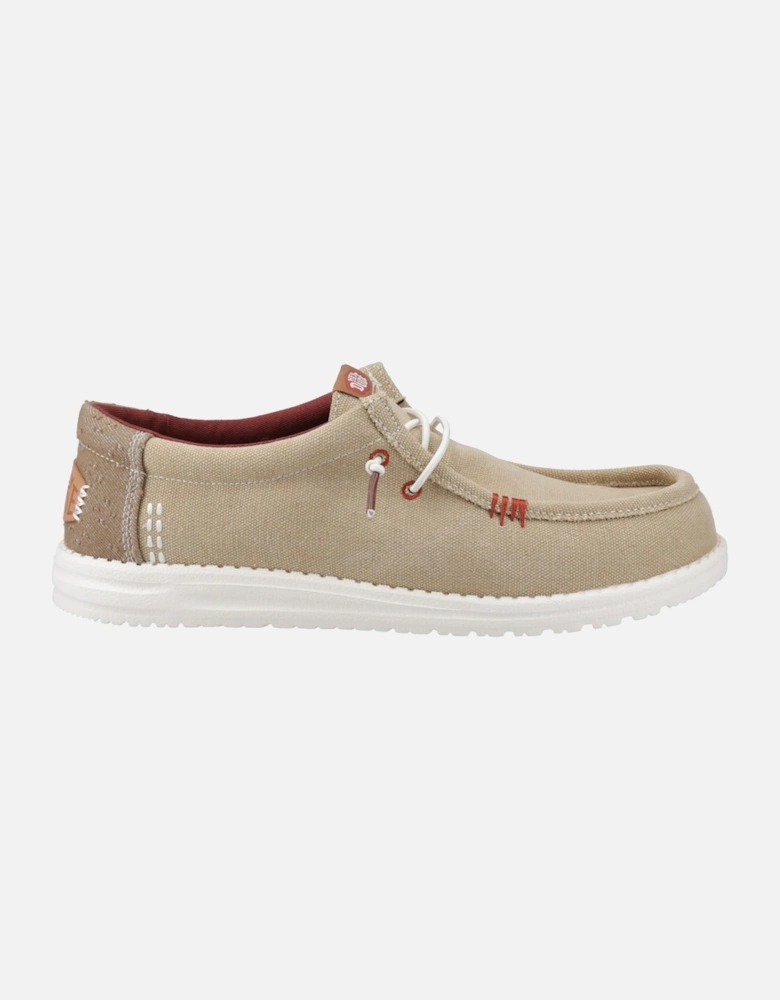 HEYDUDE Wally Workwear Polyester Blend Men's Incense/Multi Moccasins Shoes