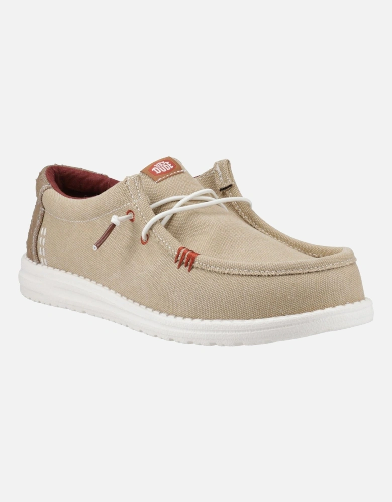 HEYDUDE Wally Workwear Polyester Blend Men's Incense/Multi Moccasins Shoes