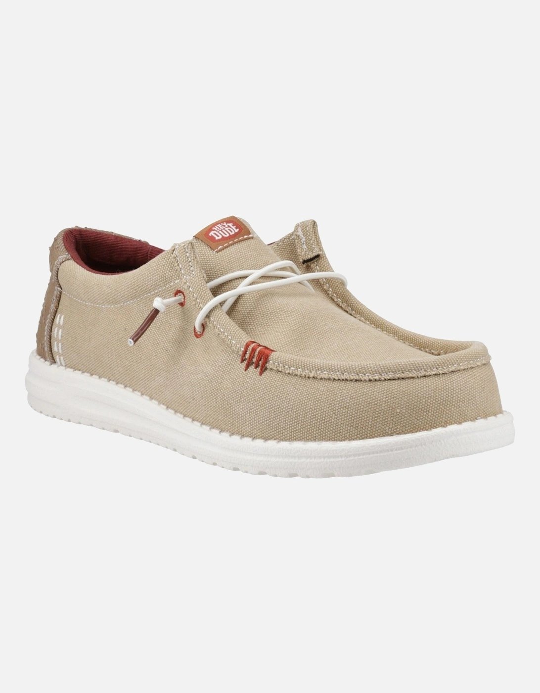 HEYDUDE Wally Workwear Polyester Blend Men's Incense/Multi Moccasins Shoes