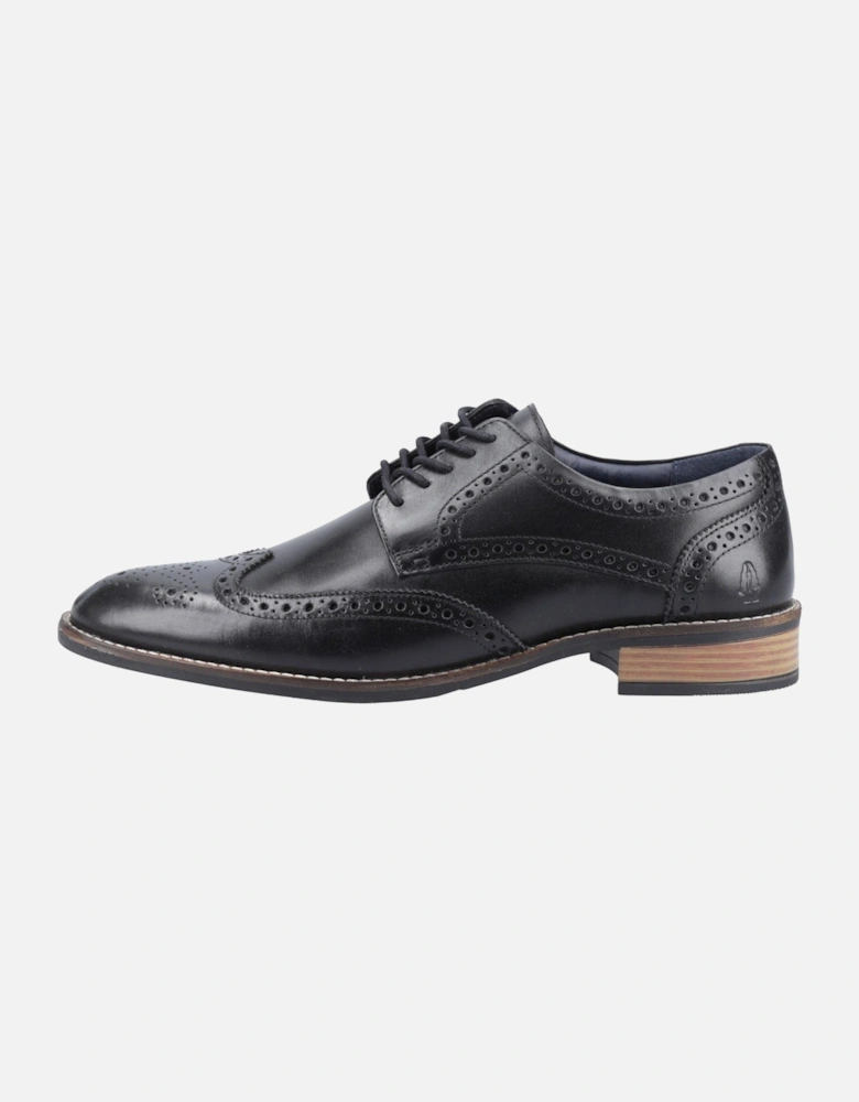 Dustin Brogue Leather Men's Black Brogues Shoes