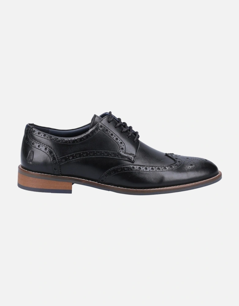 Dustin Brogue Leather Men's Black Brogues Shoes