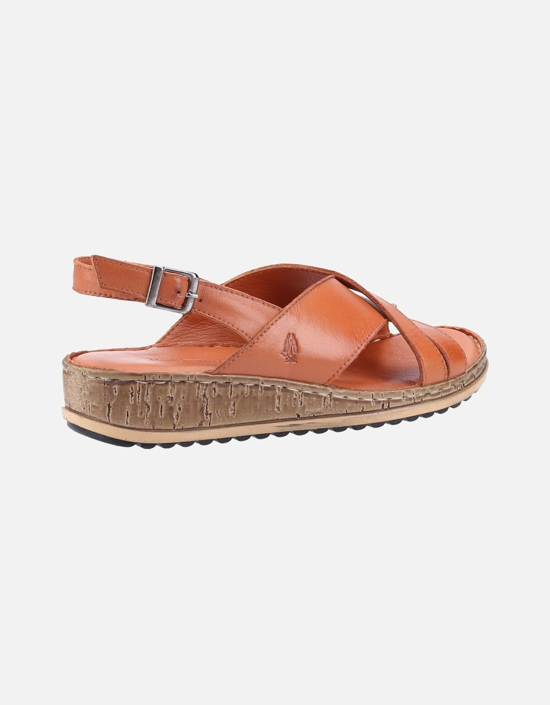 Elena Leather Women's Tan Wedges