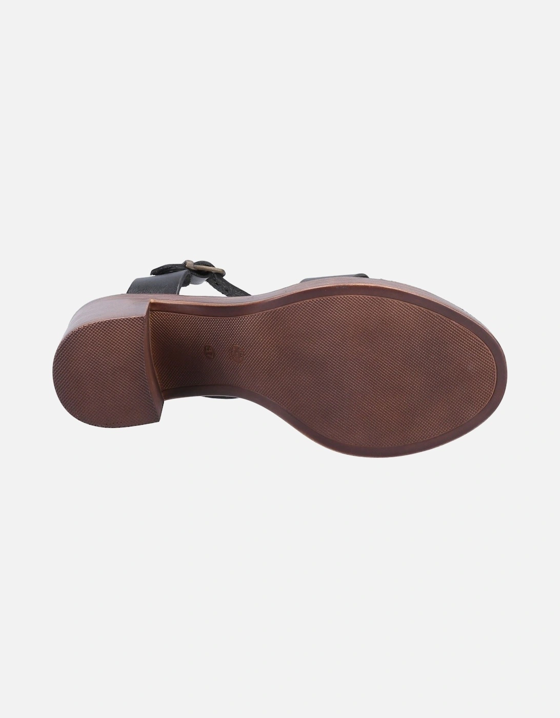 Georgia Leather Women's Black Sandals