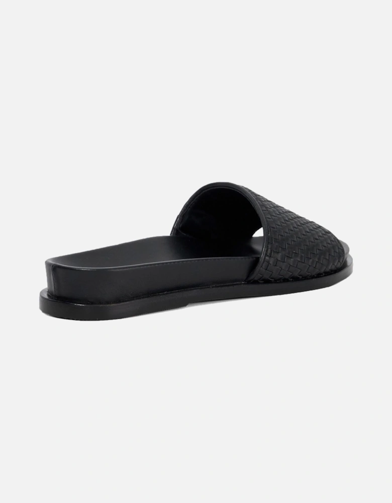 Dune Lilas Women's Black Sandals