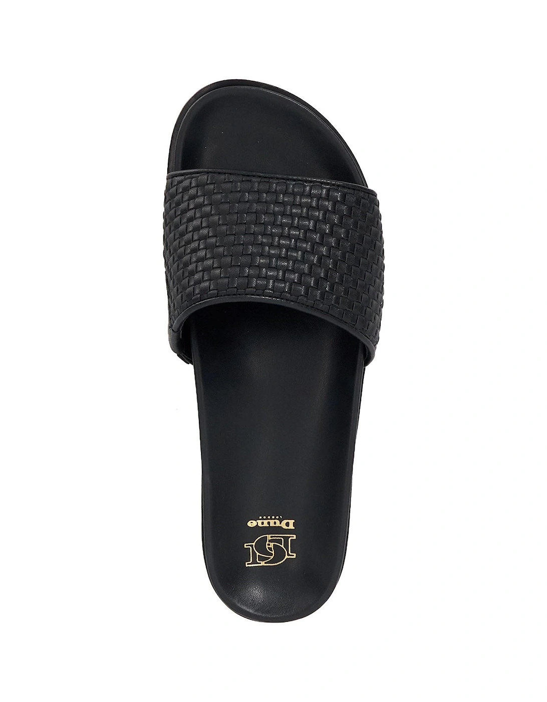 Dune Lilas Women's Black Sandals