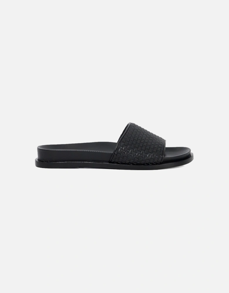 Dune Lilas Women's Black Sandals