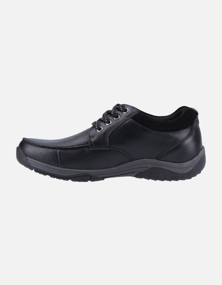 Derek Leather Men's Black Lace-Up Shoes