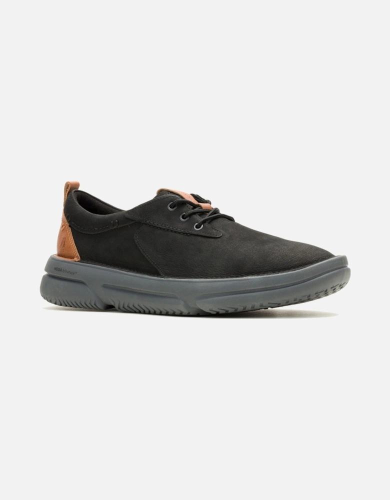 Baylor Leather Men's Black/Black Lace-Up Shoes