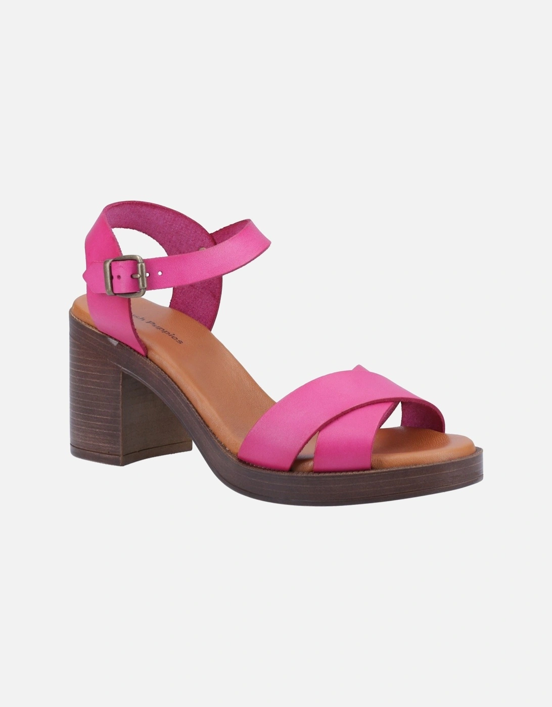Hush Puppies Women's Hush Puppies Georgia Leather Women's Pink Sandals
