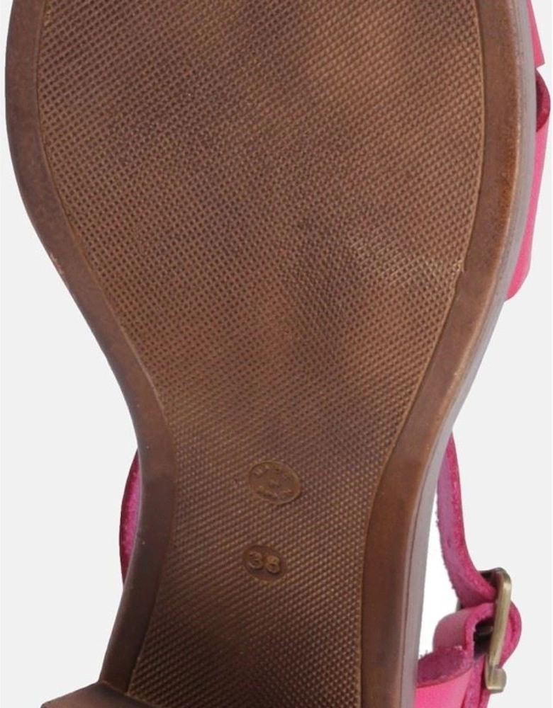 Georgia Leather Women's Pink Sandals