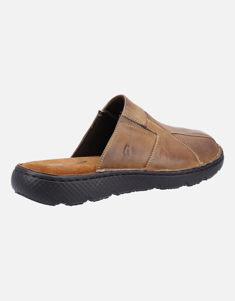 Carson Leather Men's Olive Mules