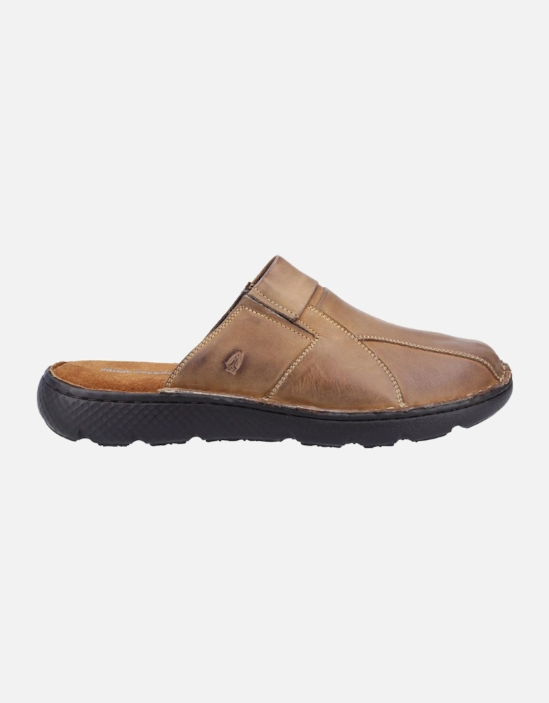 Carson Leather Men's Olive Mules