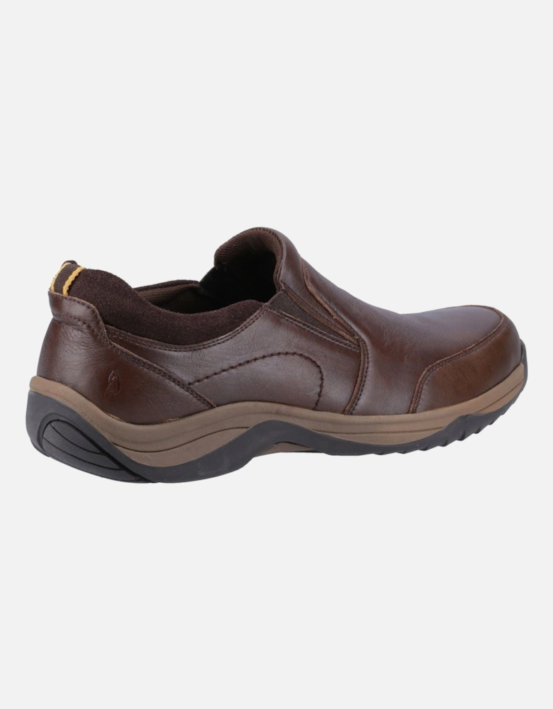 Donald Leather Men's Coffee Moccasins Shoes