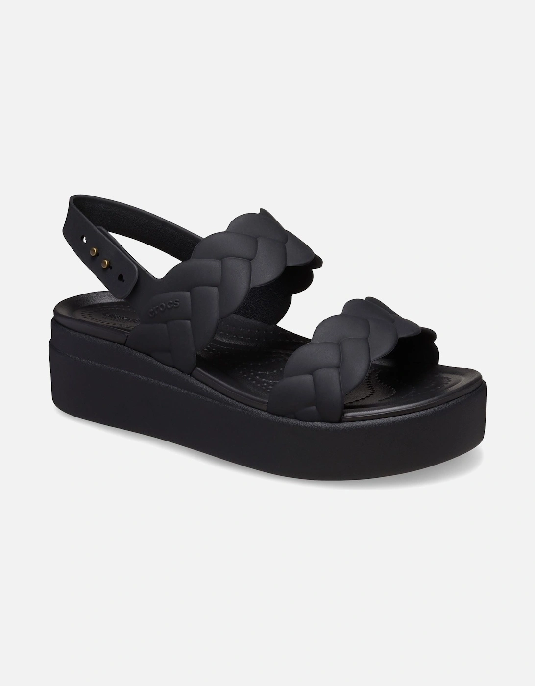 Brooklyn Woven Thermoplastic Women's Black/Black Sandals, 6 of 5