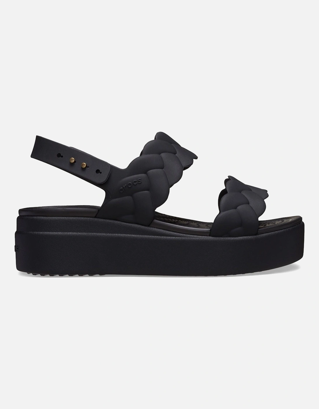 Brooklyn Woven Thermoplastic Women's Black/Black Sandals