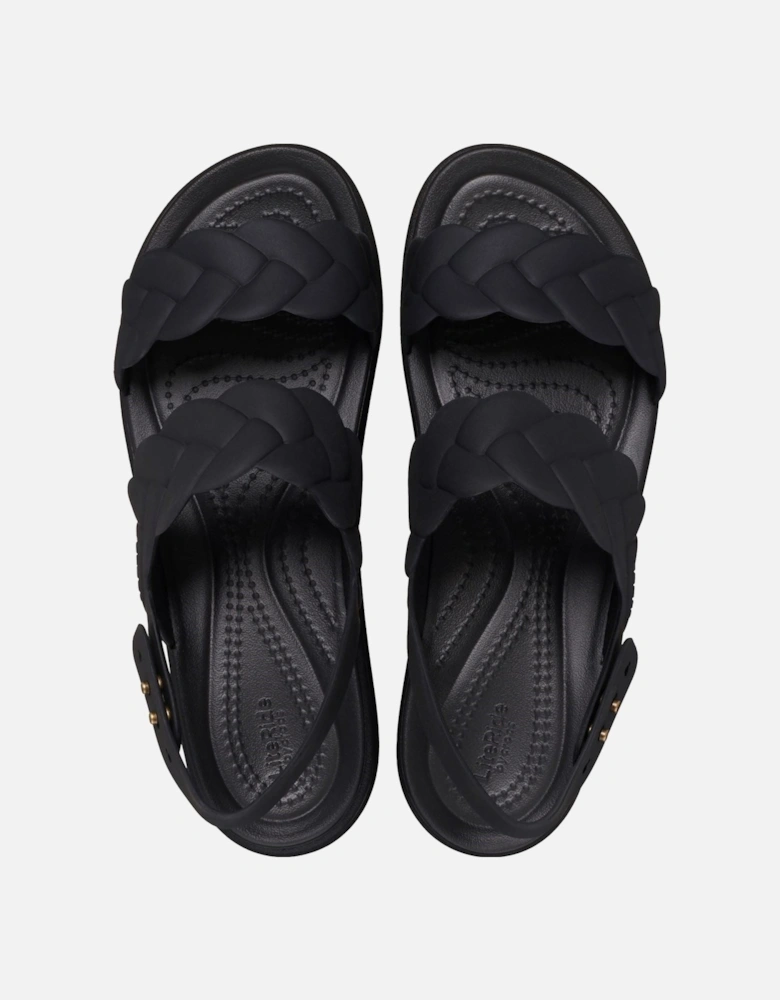 Brooklyn Woven Thermoplastic Women's Black/Black Sandals