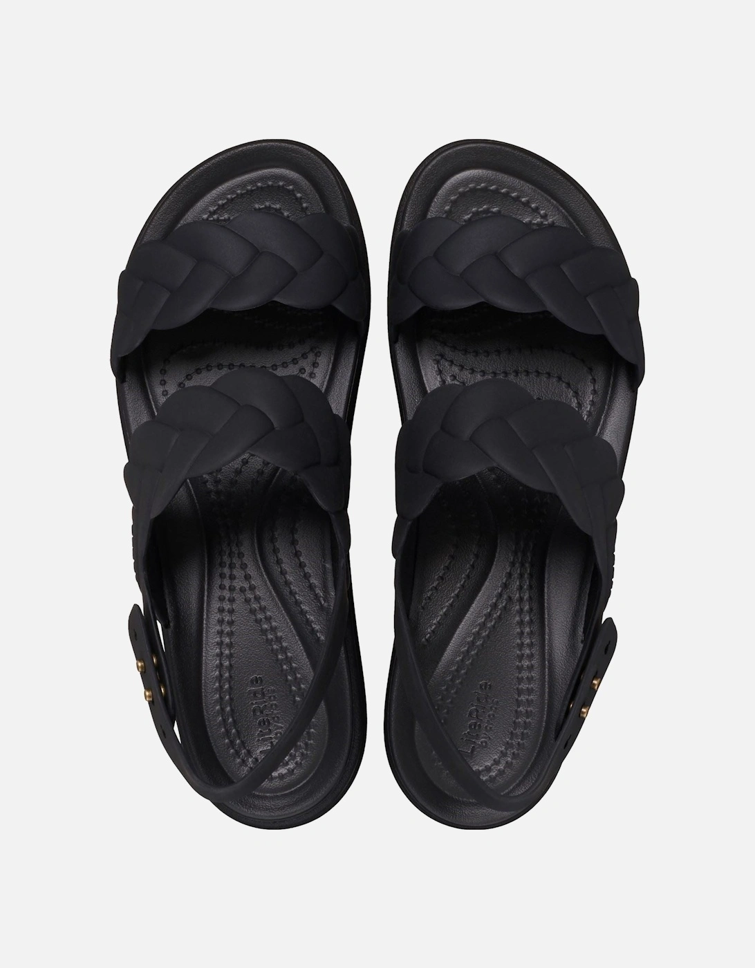 Brooklyn Woven Thermoplastic Women's Black/Black Sandals