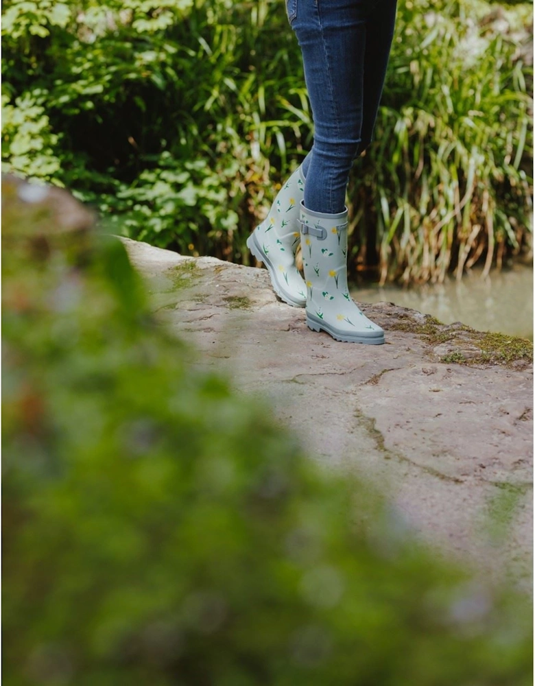 Wildflower Tall Rubber Women's Mint Wellington Boots