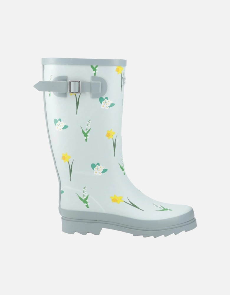 Wildflower Tall Rubber Women's Mint Wellington Boots