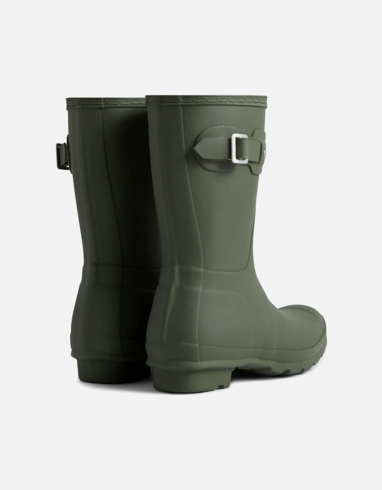 Original Short Boot Rubber Women's Dark Olive Wellington Boots