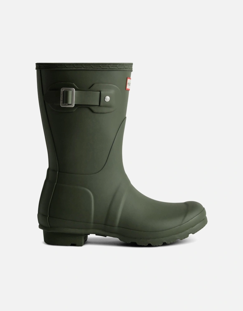 Original Short Boot Rubber Women's Dark Olive Wellington Boots