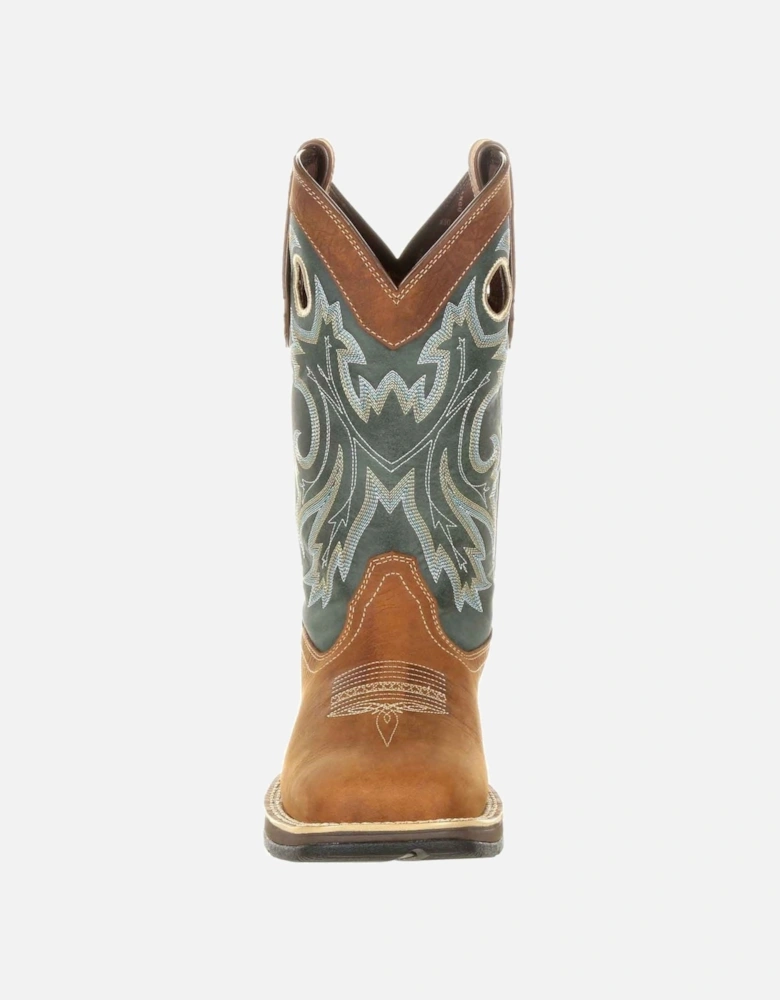 Rebel Leather Men's Saddlehorn/Clover Boots