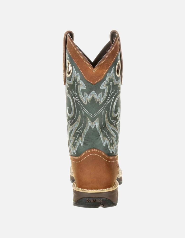 Rebel Leather Men's Saddlehorn/Clover Boots