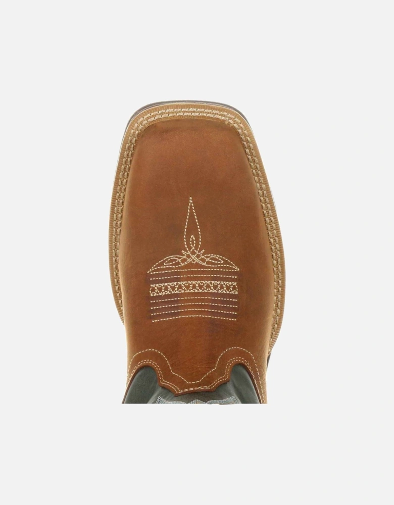 Rebel Leather Men's Saddlehorn/Clover Boots