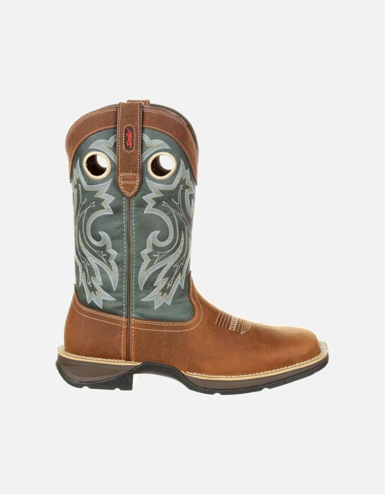 Rebel Leather Men's Saddlehorn/Clover Boots