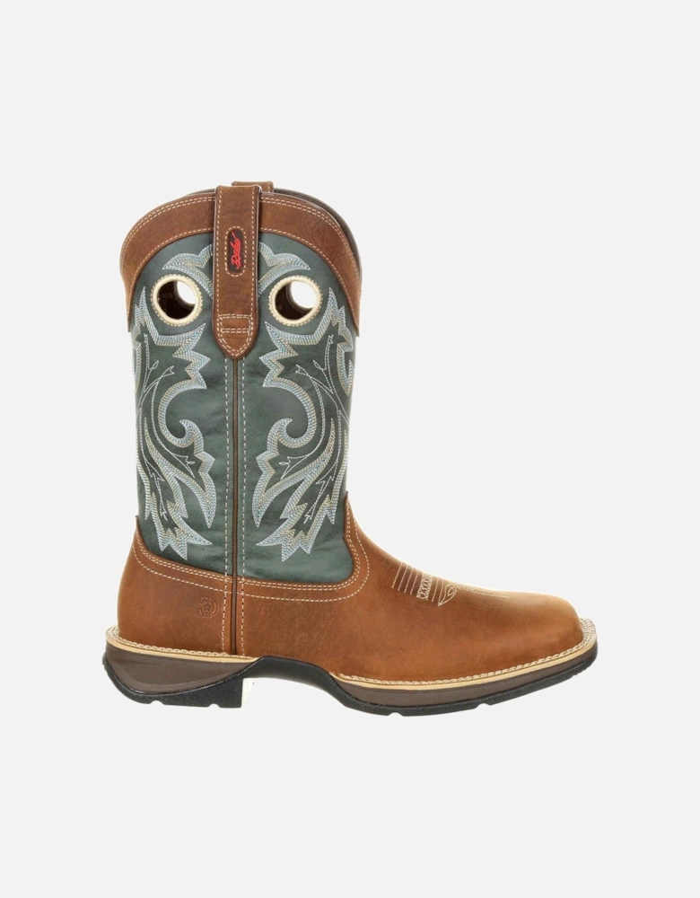 Rebel Leather Men's Saddlehorn/Clover Boots