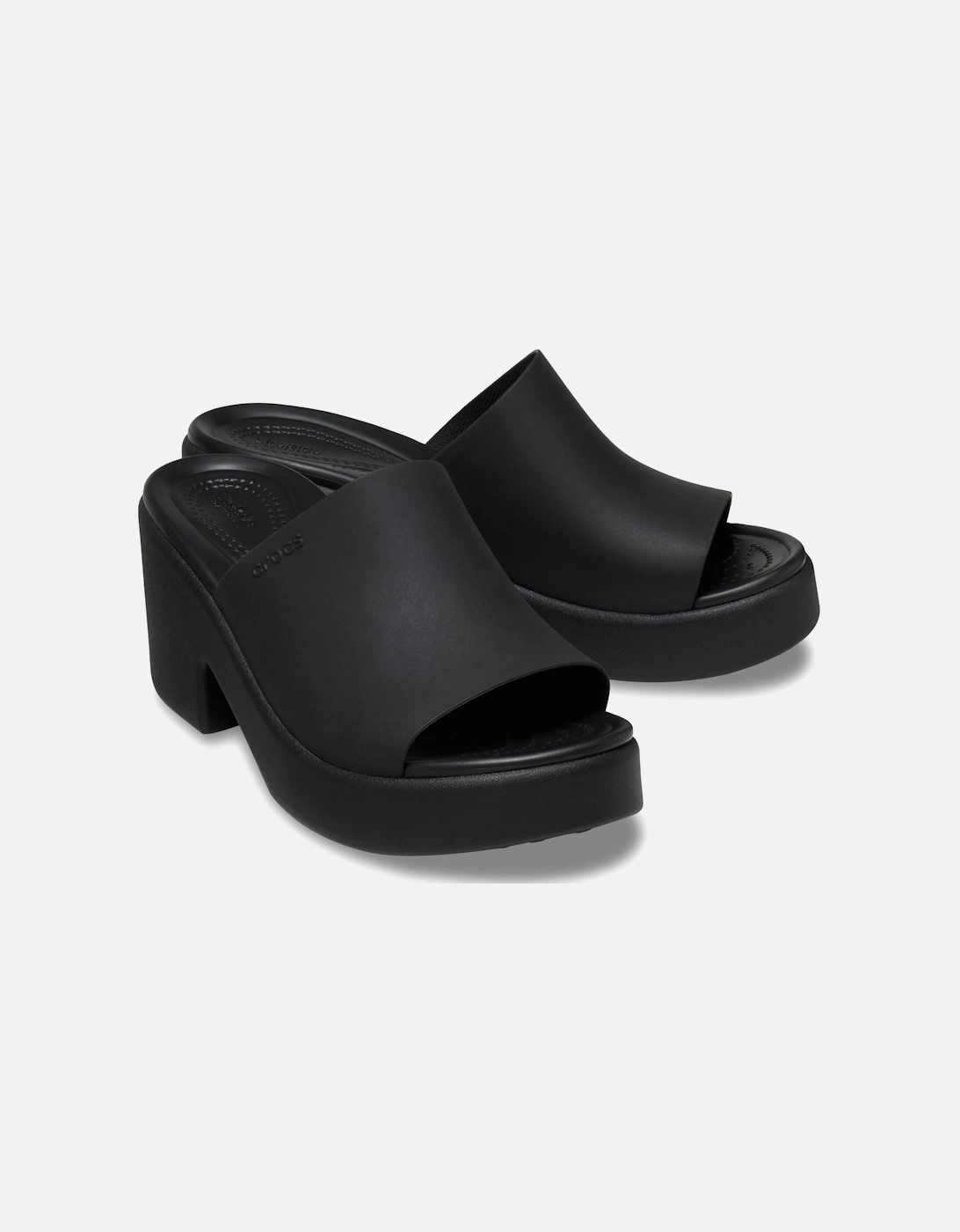 Brooklyn Heel Women's Black Sandals, 6 of 5